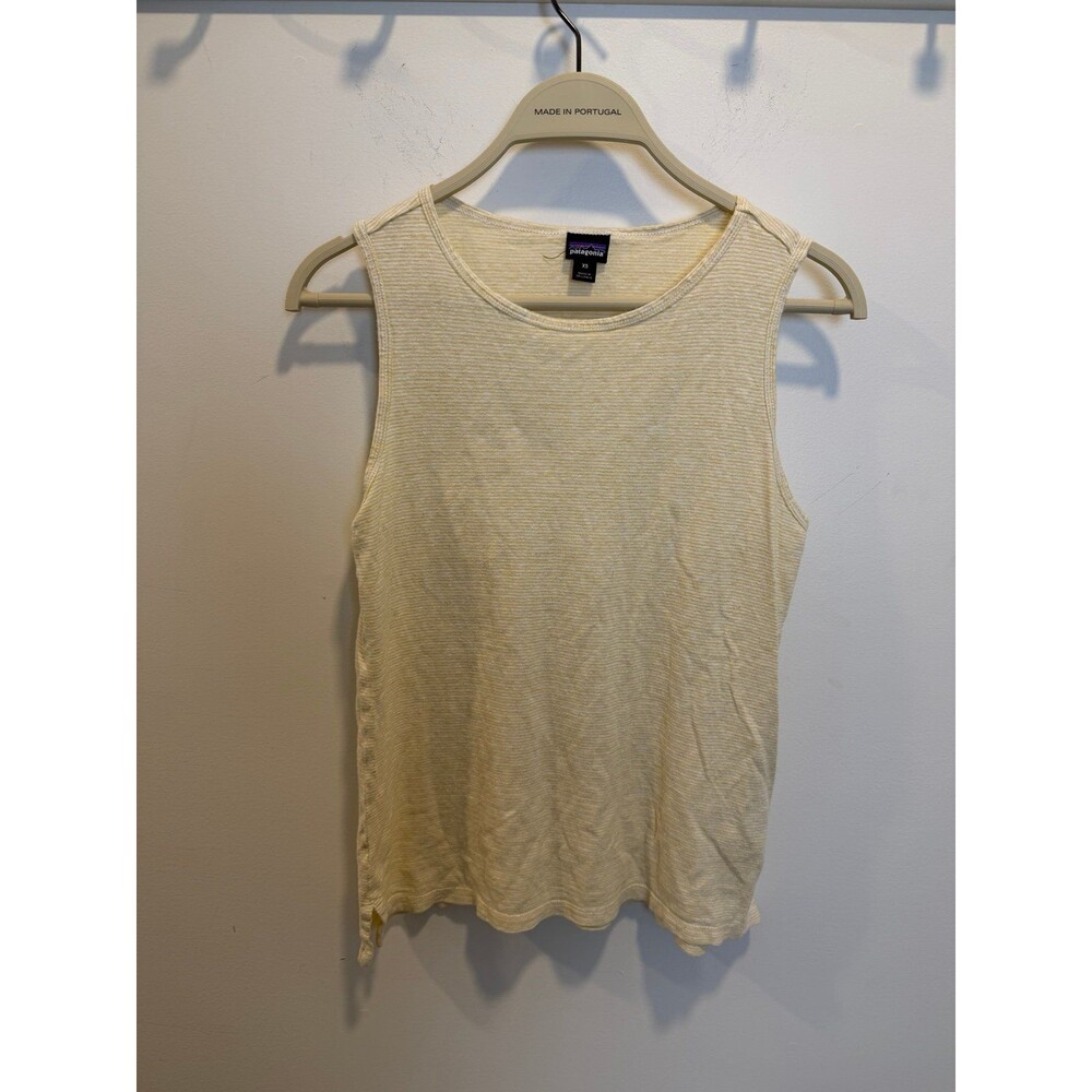 Patagonia Organic Cotton Hemp Blend Yellow Tank Top